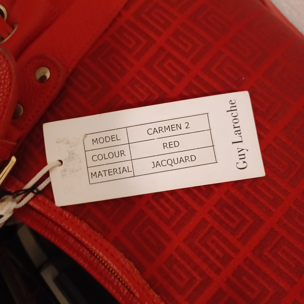 Guy Laroche Excellent Condition Model Carmen Red … - image 2